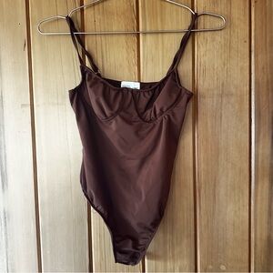 Danielle Bernstein Chocolate Brown Top